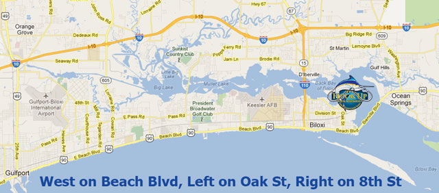 Map for The Hook Up Restaurant